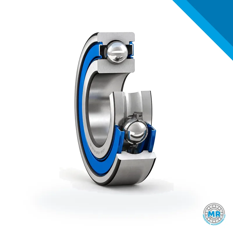 Stainless steel deep groove ball bearing with two rubber seals · SKF W 6003-2RS2/VT127